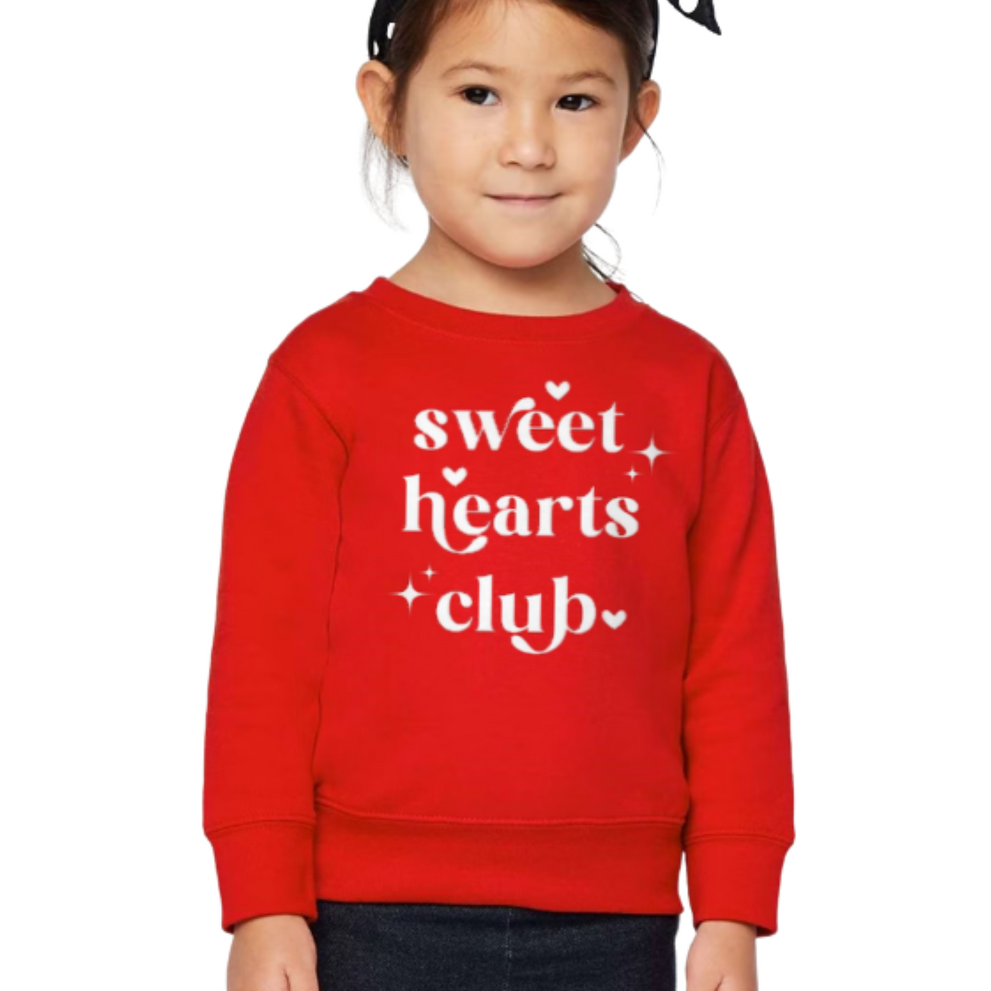 Sweet Hearts Club Toddler Crewneck