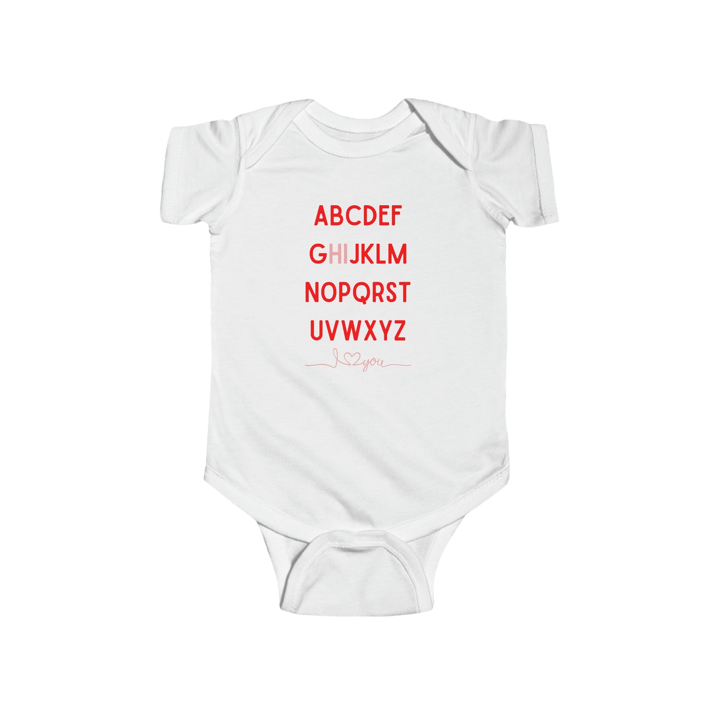 ABCs of Love Onsie