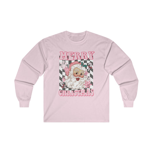 Retro Santa Long Sleeve Tee