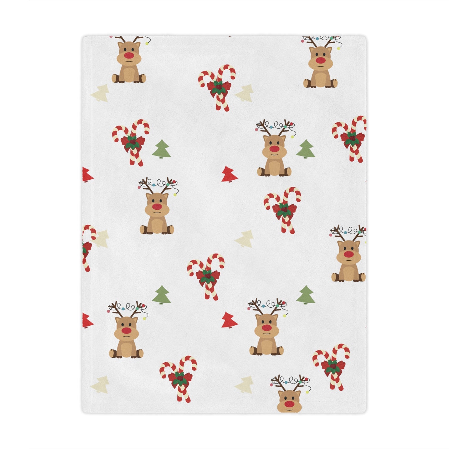 Merry Reindeer Minky Blanket