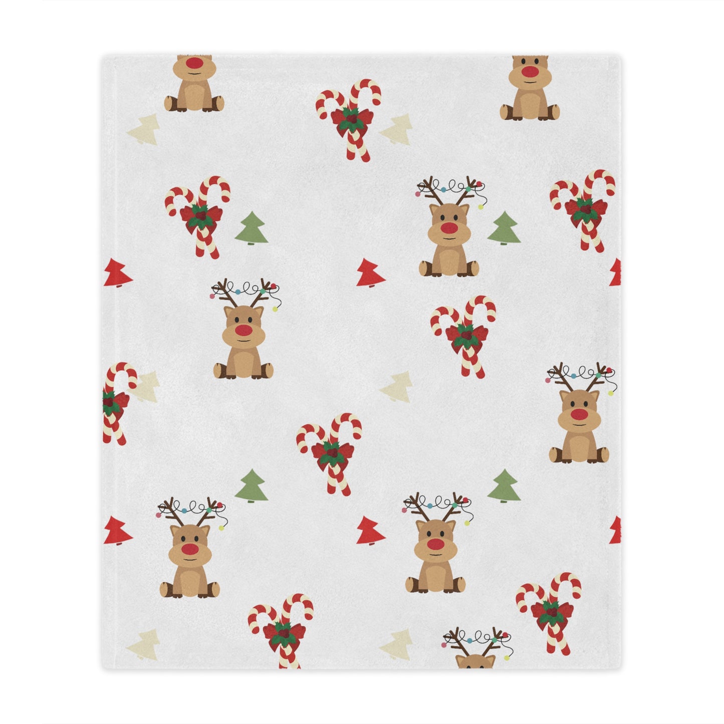 Merry Reindeer Minky Blanket