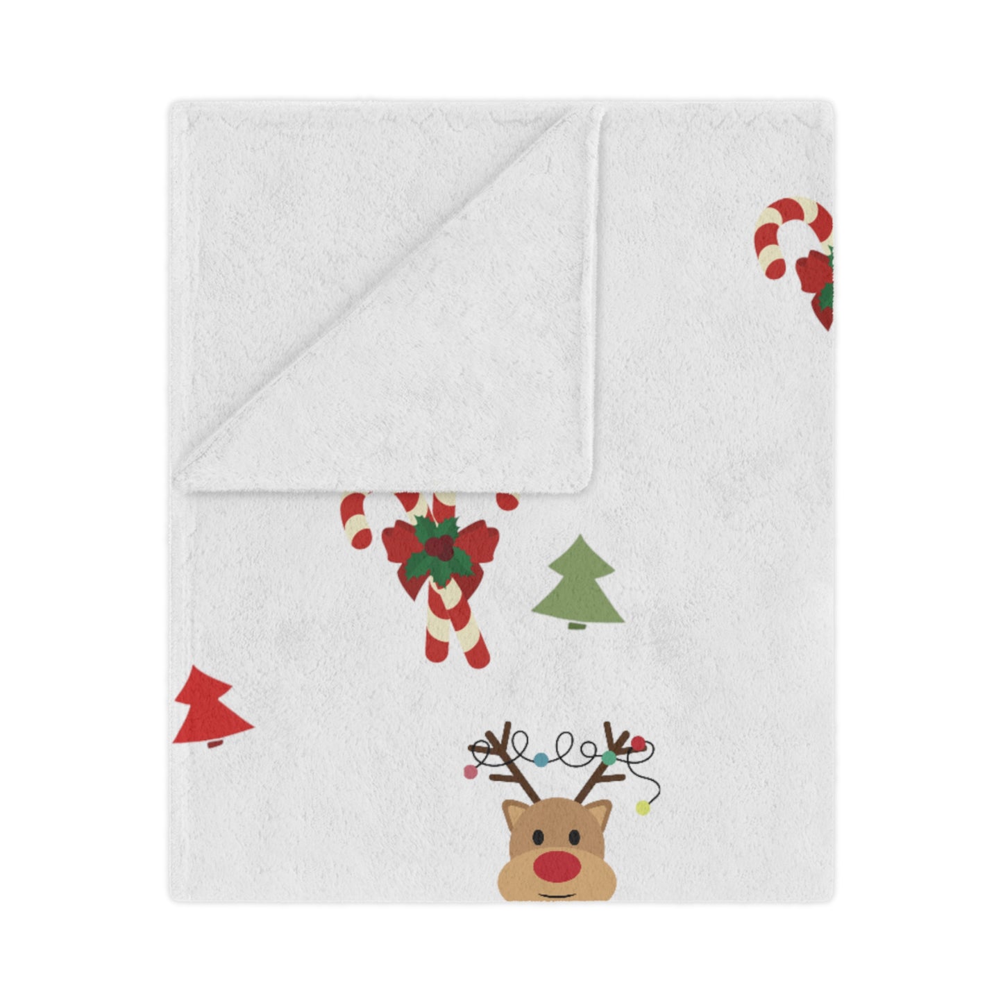 Merry Reindeer Minky Blanket